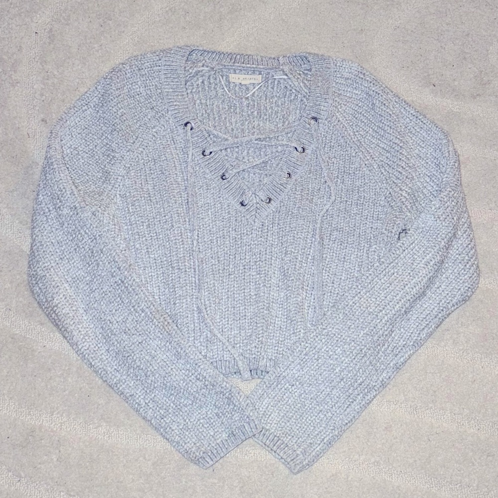 LA Hearts Light Blue Sweater